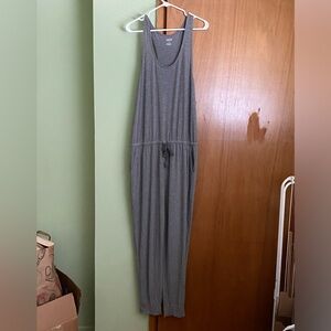 Aerie Womens Lounge Slouchy Jumpsuit Size L Gray
